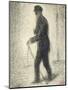 Walking, circa 1882-Georges Seurat-Mounted Giclee Print