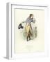 Walking Costume, Time of the French Revolution-null-Framed Giclee Print