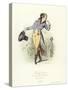 Walking Costume, Time of the French Revolution-null-Stretched Canvas