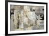 Walking Down the Street Neutral Crop-Silvia Vassileva-Framed Premium Giclee Print