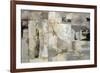 Walking Down the Street Neutral Crop-Silvia Vassileva-Framed Art Print