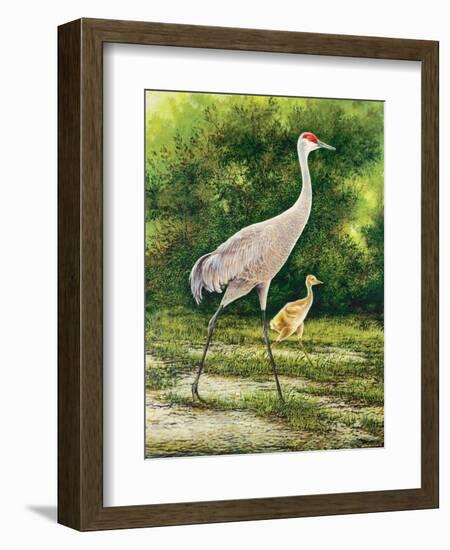 Walking From A Distance-Bruce Nawrocke-Framed Art Print