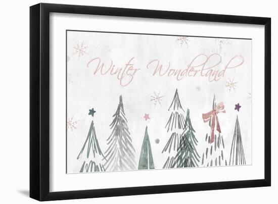 Walking in a Winter Wonderland-PI Studio-Framed Art Print