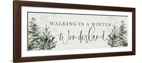 Walking in a Winter Wonderland-Lux + Me Designs-Framed Art Print