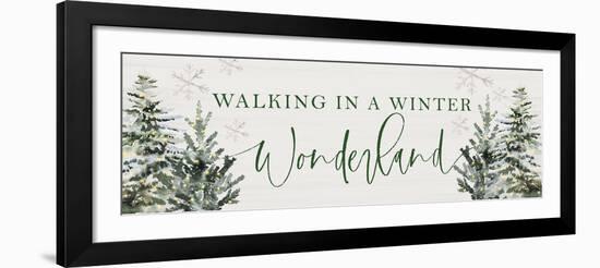 Walking in a Winter Wonderland-Lux + Me Designs-Framed Art Print