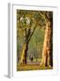 Walking in an Autumnal Hyde Park, London, England, United Kingdom, Europe-Neil Farrin-Framed Photographic Print