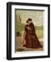 Walking in Garden, 1864-Silvestro Lega-Framed Giclee Print