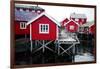 Walking in Red-Philippe Sainte-Laudy-Framed Photographic Print