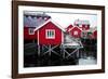 Walking in Red-Philippe Sainte-Laudy-Framed Photographic Print