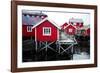 Walking in Red-Philippe Sainte-Laudy-Framed Photographic Print