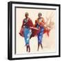 Walking in the Breeze-Hazel Soan-Framed Giclee Print