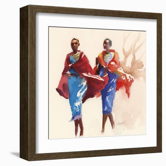 Walking in the Breeze-Hazel Soan-Framed Giclee Print