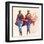 Walking in the Breeze-Hazel Soan-Framed Giclee Print