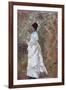 Walking in the Garden (Passeggiata in Giardino)-Giuseppe De Nittis-Framed Giclee Print