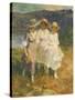 Walking in the Hills-Edward Henry Potthast-Stretched Canvas