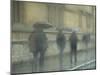 Walking in the rain, Oxford University, England-Alan Klehr-Mounted Photographic Print