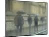 Walking in the rain, Oxford University, England-Alan Klehr-Mounted Photographic Print