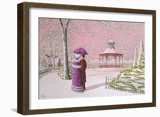 Walking in the Snow-Peter Szumowski-Framed Giclee Print