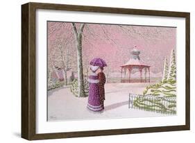 Walking in the Snow-Peter Szumowski-Framed Giclee Print