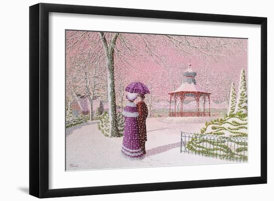 Walking in the Snow-Peter Szumowski-Framed Giclee Print