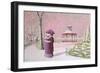 Walking in the Snow-Peter Szumowski-Framed Giclee Print