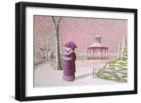 Walking in the Snow-Peter Szumowski-Framed Giclee Print