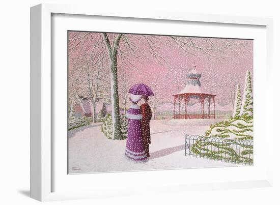 Walking in the Snow-Peter Szumowski-Framed Giclee Print