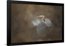 Walking into Blue-Jai Johnson-Framed Giclee Print