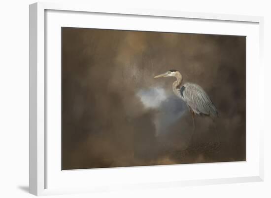 Walking into Blue-Jai Johnson-Framed Giclee Print