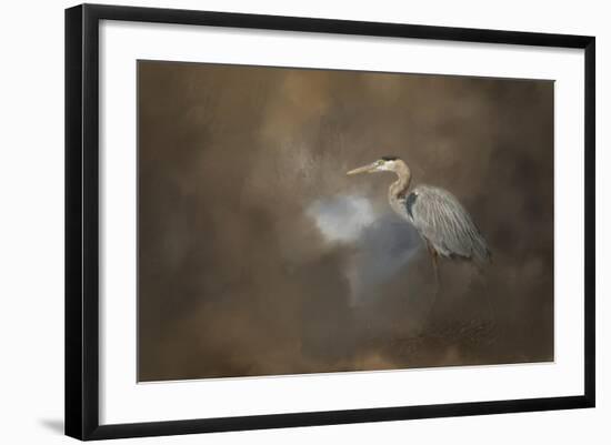 Walking into Blue-Jai Johnson-Framed Giclee Print