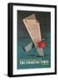 Walking Newspaper, Financial Times-null-Framed Art Print