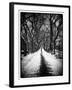 Walking on a Path in Central Park in Winter-Philippe Hugonnard-Framed Photographic Print