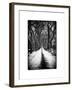 Walking on a Path in Central Park in Winter-Philippe Hugonnard-Framed Art Print