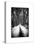 Walking on a Path in Central Park in Winter-Philippe Hugonnard-Stretched Canvas