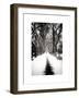 Walking on a Path in Central Park in Winter-Philippe Hugonnard-Framed Art Print