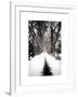 Walking on a Path in Central Park in Winter-Philippe Hugonnard-Framed Art Print