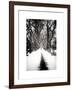 Walking on a Path in Central Park in Winter-Philippe Hugonnard-Framed Art Print