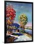 "Walking on Country Road,"October 1, 1939-Walter Baum-Framed Giclee Print