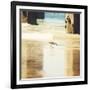 Walking on The Beach-Sylvia Coomes-Framed Photographic Print