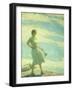 Walking on the Cliff, 1935-Charles Courtney Curran-Framed Giclee Print