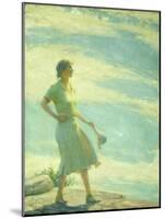 Walking on the Cliff, 1935-Charles Courtney Curran-Mounted Giclee Print