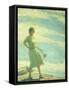 Walking on the Cliff, 1935-Charles Courtney Curran-Framed Stretched Canvas