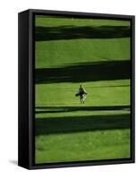 Walking on the Golf Course-null-Framed Stretched Canvas