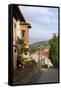 Walking Street in the Village of Santillana Del Mar, Cantabria, Spain-David R. Frazier-Framed Stretched Canvas