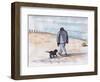 Walking the Dog - 05 (Pen and Watercolour)-Margaret Loxton-Framed Giclee Print