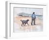 Walking the Dog - 07 (Pen and Watercolour)-Margaret Loxton-Framed Giclee Print