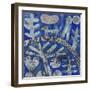 Walking the Dog - Blue-Hilke Macintyre-Framed Giclee Print