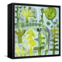 Walking the Dog - Green-Hilke Macintyre-Framed Stretched Canvas