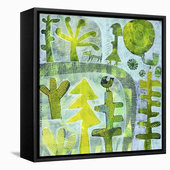 Walking the Dog - Green-Hilke Macintyre-Framed Stretched Canvas