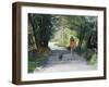 Walking the Dog-Gillian Furlong-Framed Premium Giclee Print